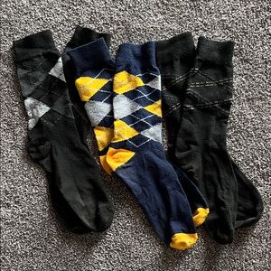 Argyle Men's Socks Set